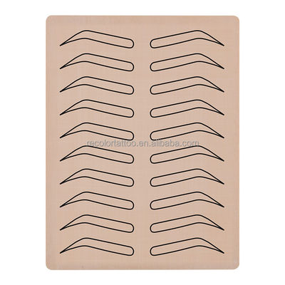 Private Label Größe 19,3*14,5cm Mikroblading Tattoo Praxis Haut Tintenlos für Permanente Make-up Training Tool