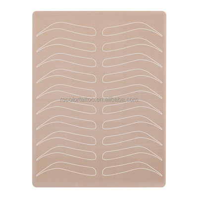 Private Label Größe 19,3*14,5cm Mikroblading Tattoo Praxis Haut Tintenlos für Permanente Make-up Training Tool