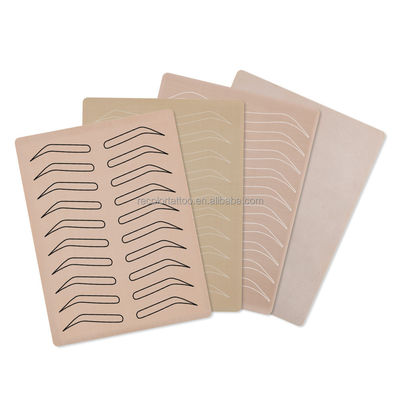 Private Label Größe 19,3*14,5cm Mikroblading Tattoo Praxis Haut Tintenlos für Permanente Make-up Training Tool