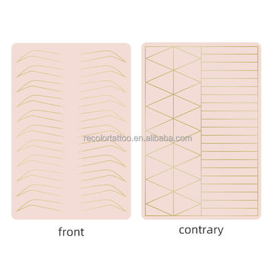 Private Label 19,3 * 14,5 cm Tattoo Übungshaut Microblading Tinte Permanent Make-up Training Werkzeug