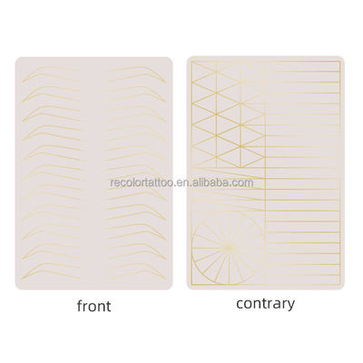 Private Label 19,3 * 14,5 cm Tattoo Übungshaut Microblading Tinte Permanent Make-up Training Werkzeug
