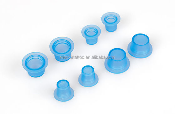 Professionelle 100pcs Mikroblading Tattoo Weiches Silikon Tintenbecher Permanentes Make-up Zubehör für Tattoo-Versorgung