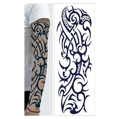 Kräutersaft-Serie Vollarm-Tattoo-Aufkleber Wasserdicht und Schweißdicht Halbpermanent Körperkunstdesign