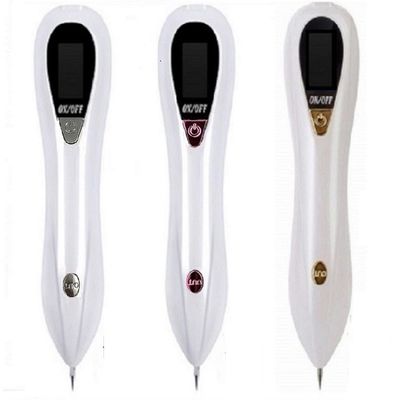 Wiederaufladbarer Neun-Geschwindigkeits-ABS Dot Pen Handheld LED-Anzeiger und USB-Stecker für Home Beauty Sommersprossenfleckenentfernung