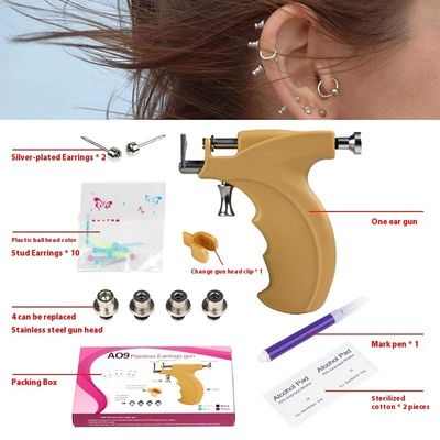 Großhandel Stud Nagelpistole Ohr Piercing Tool Zubehör für dauerhafte Vorteile Patronen Nadeln Permanente Make-up