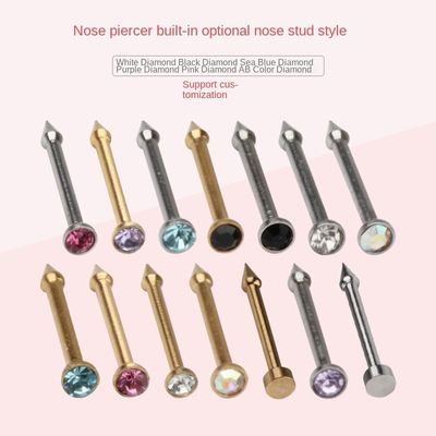 Einweg-Ring aus Edelstahl für die Nase für Amazon Großhandel Schönheitspflege für Körper Ohr Piercing Nagelpistole