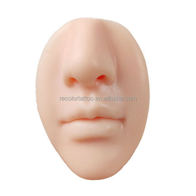Private Label Simuliertes Silikon-Gesichtsmerkmale-Set Menschliches Punktionsübungsmodell Lehrmittel für Permanent Make-up Augen