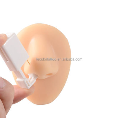 Private Label Simuliertes Silikon-Gesichtsmerkmale-Set Menschliches Punktionsübungsmodell Lehrmittel für Permanent Make-up Augen
