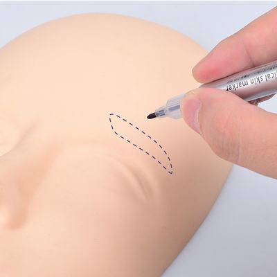Private Label Microblading Augenbrauen Tattoo Marker Stift Kunststoff Chirurgische Haut Positionierung Werkzeug Lila Permanent Make-up Zubehör