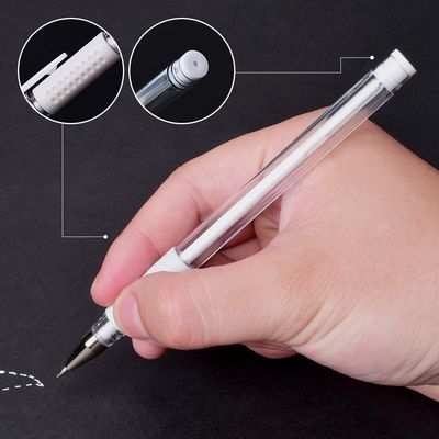 Weißer, wasserfester Anti-Sesamöl-Stickstift für Stickerei, Kunststoff-Schönheits-Make-up-Werkzeug für Augenbrauen-Permanent-Make-up-Zubehör