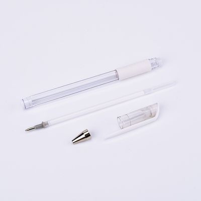 Weißer, wasserfester Anti-Sesamöl-Stickstift für Stickerei, Kunststoff-Schönheits-Make-up-Werkzeug für Augenbrauen-Permanent-Make-up-Zubehör