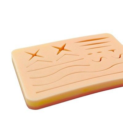 Private Label Medizinische Verbrauchsmaterialien Beauty Naht Übungshaut Pad Simulation Resorbierbares Hautnaht Modul