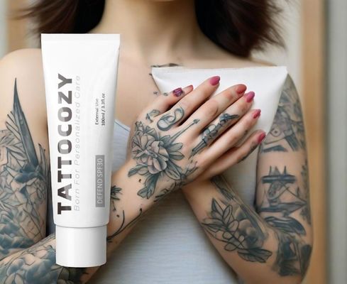 100g Premium Tattoo Defend Sonnencreme Private Label Permanent Make-up Zubehör aus Kunststoff