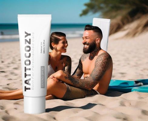 100g Premium Tattoo Defend Sonnencreme Private Label Permanent Make-up Zubehör aus Kunststoff