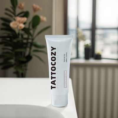 Private Label 100g Tattoo-Pflegelotion für den täglichen Gebrauch, leicht und langanhaltend feuchtigkeitsspendend für Permanent Make-up, erneuert den Glanz