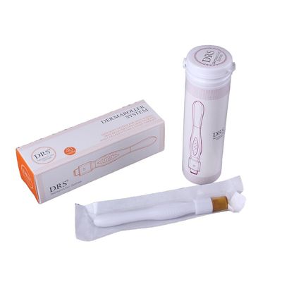Rodillo de microagujas con sello de oro, 40 agujas, 0,2-3,0 mm, producto manual para salón de belleza, con microagujas de 0,5 mm para absorción de esencia facial