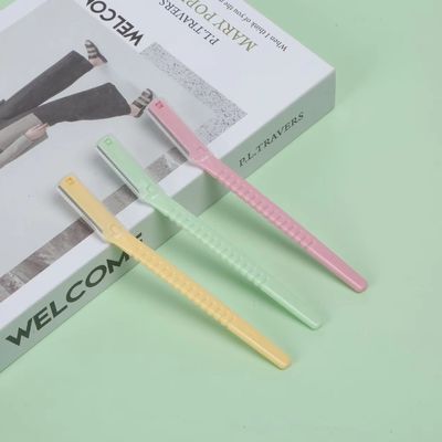 Großhandel aus Edelstahl Klappbrauen Rasiermesser Anfänger-Schere mit Trim-Klinge zum Rasieren von Augenbrauen