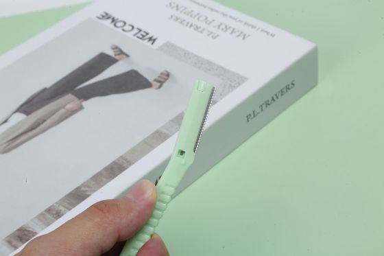 Großhandel aus Edelstahl Klappbrauen Rasiermesser Anfänger-Schere mit Trim-Klinge zum Rasieren von Augenbrauen