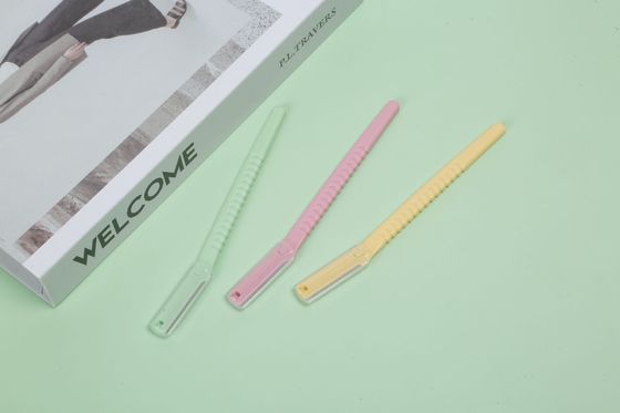 Großhandel aus Edelstahl Klappbrauen Rasiermesser Anfänger-Schere mit Trim-Klinge zum Rasieren von Augenbrauen
