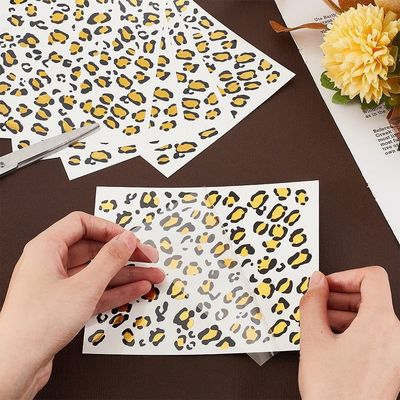 Kreuzspiegel-Gesicht Gepard Katze Schnurrhaare Leopard Tattoo Aufkleber Neu Druck Papier Körper Applikation mit Heißfolie für Halloween