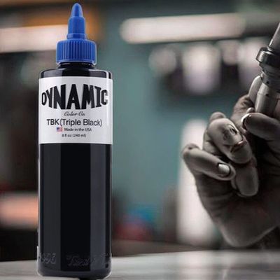 240ml TBK Triple Black Tattoo-Tinte Pigment für Permanent Make-up mit Emulsion Cut Line Fog Color Schwarz