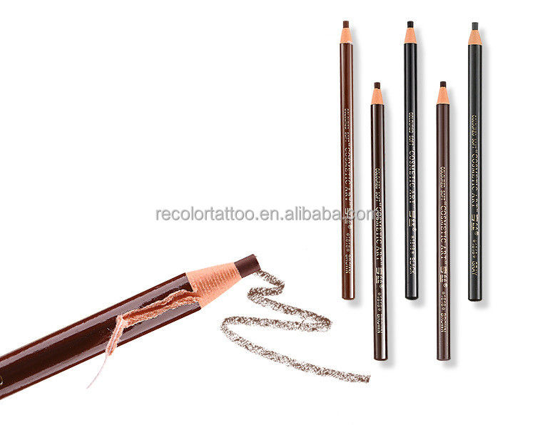 1818 Papier Augenbrauen-Verstärker Wasserdicht Getönt Stereo Typen Farbige Schönheit Make-up Stift Kosmetik Kunst Augenbrauenstift Zubehör