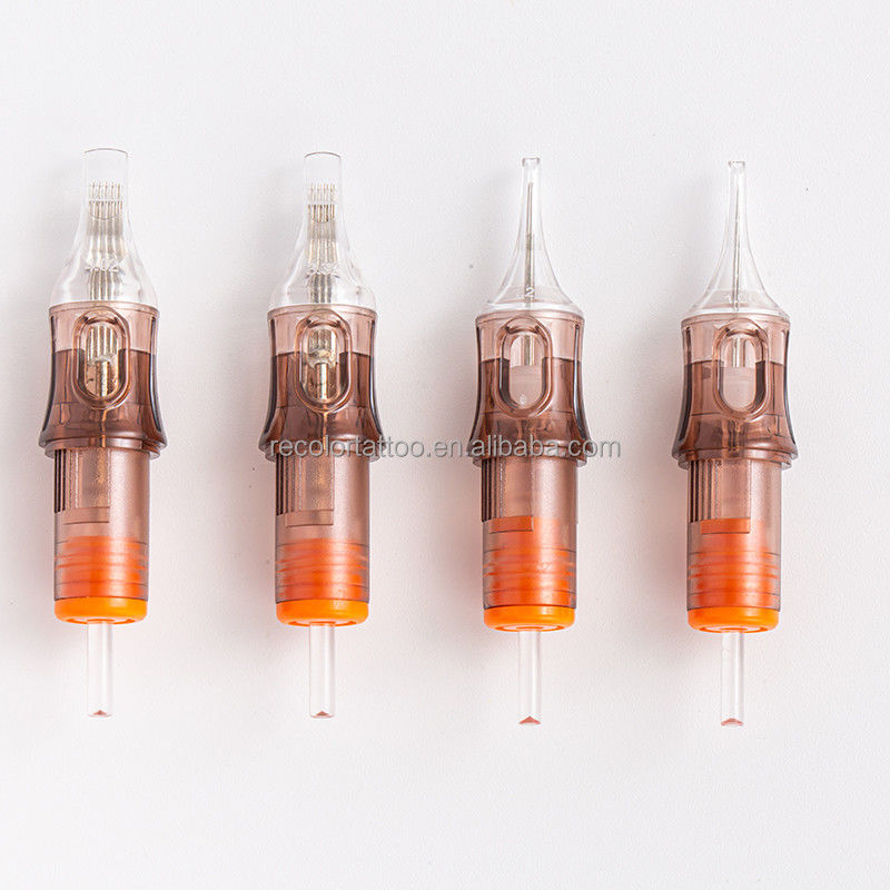 Professionelle Premium-M1 Tattoo-Nadelpatrone Einweg-Sterilisierte Vorräte für Rotations-Tattoo-Maschine aus Edelstahl RL RS