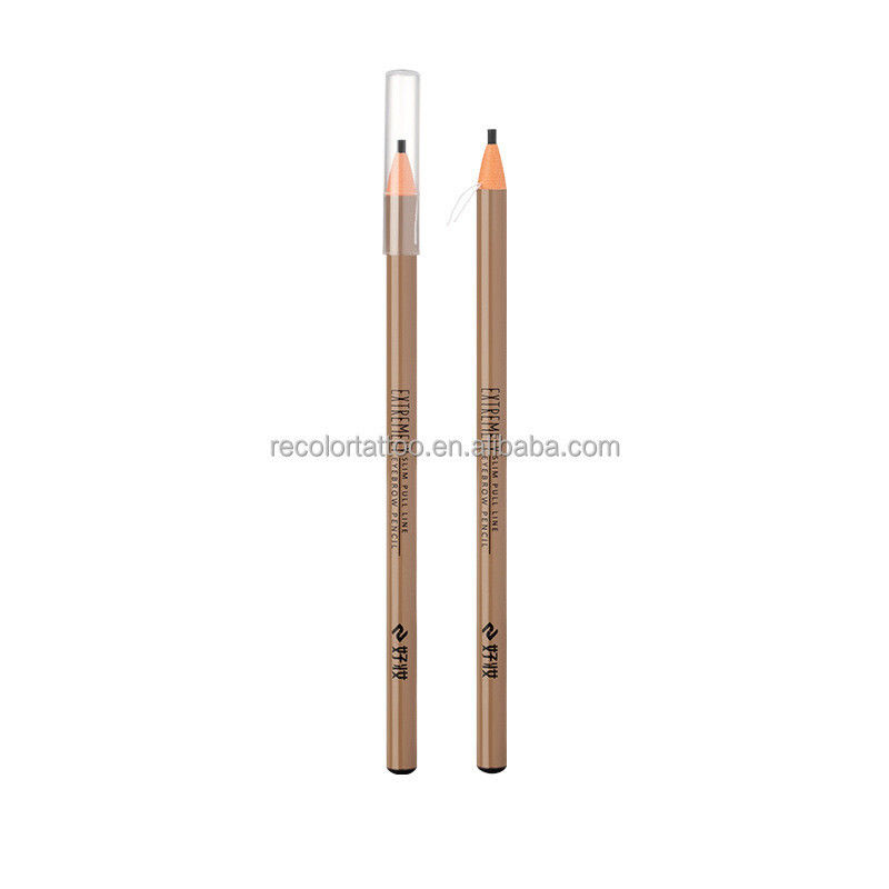 Individueller 2,0 mm feiner Augenbrauenstift wasserfestes Microblading Augenbrauen-Tönung für natürliches Make-up Zubehör Permanent Make-up