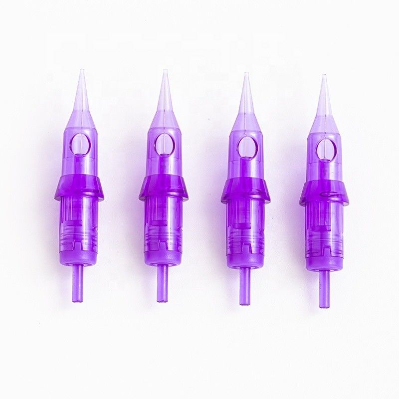 20 STÜCKE/Box Edelstahl Pink/Grau/Lila Microblading Rotationsmaschinen für Permanent Make-up Tattoo Augenbrauen Eyeliner Lippe