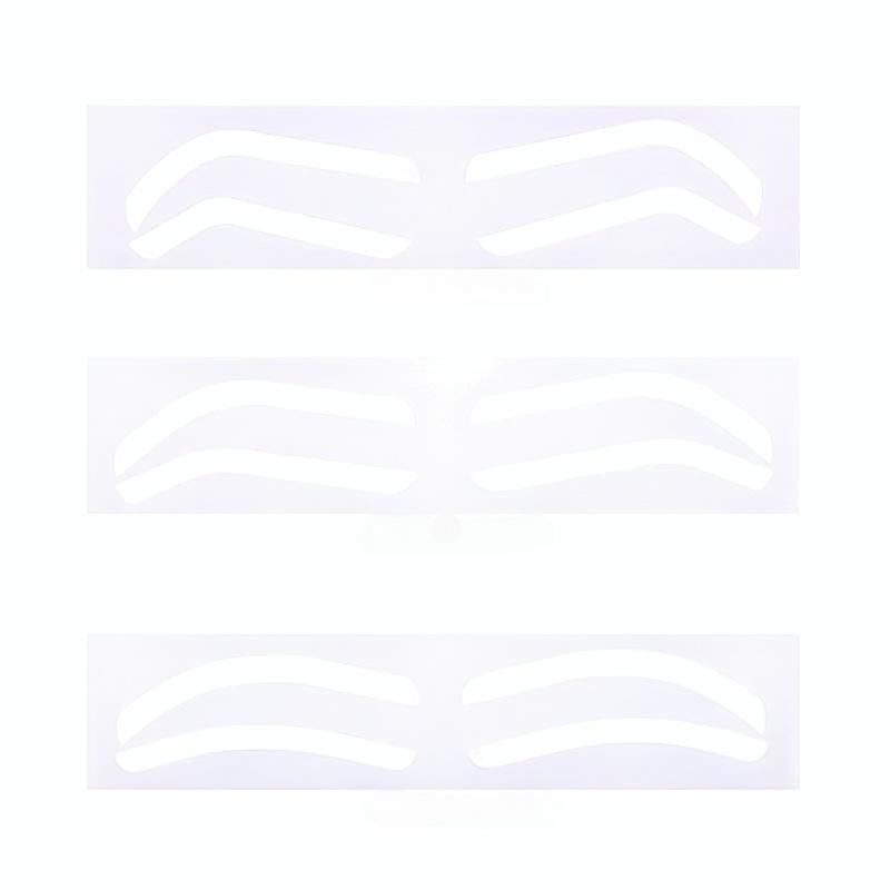 Einweg-Kunststoff-Hilfspasten-Schablonen für Augenbrauen-Airbrush-Tattoos, unerlässlich für Permanent-Make-up