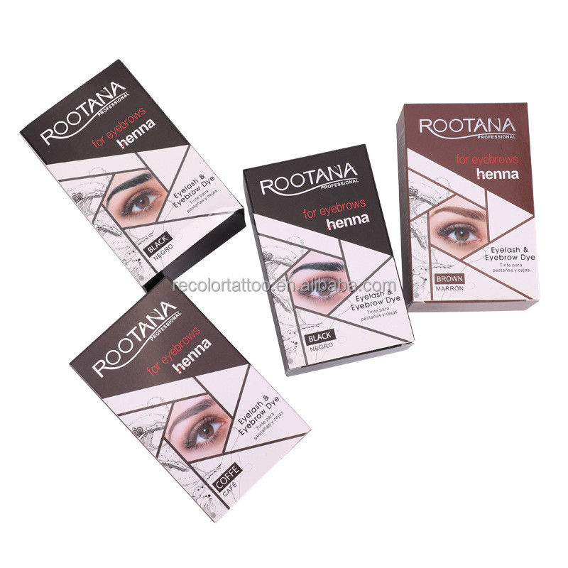 Private Label professionelle langlebige Henna Brow & Lash Farbstofffarbe in Gel- oder Cremeform