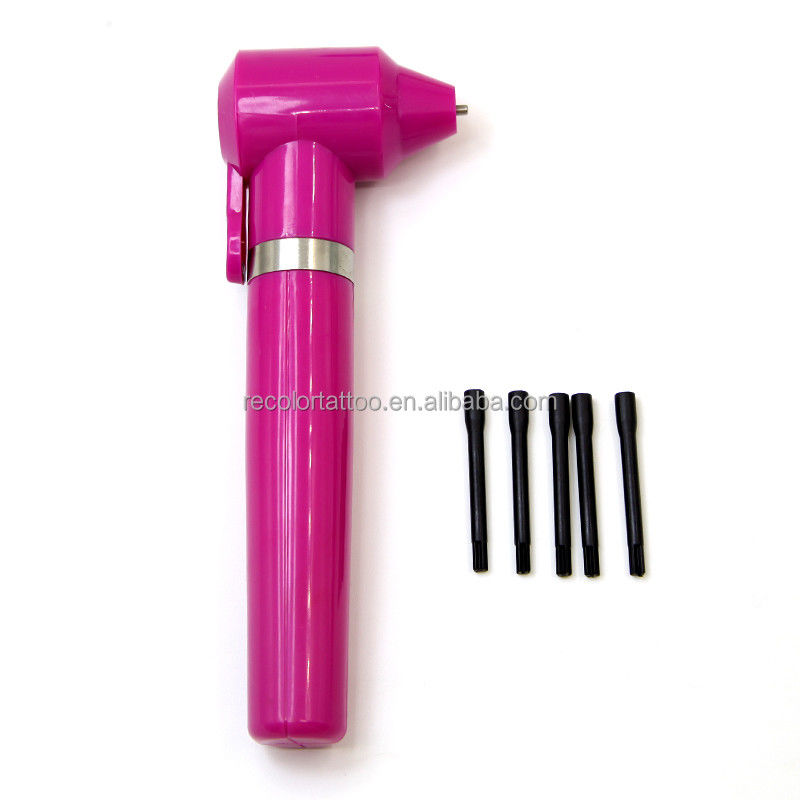 Private Label 5PCS Kunststoff Elektrische Tätowierung Tinte Mixer Stift Gerät Pigment Sturring Rod für Farben Tinte Mischstäbchen Zubehör