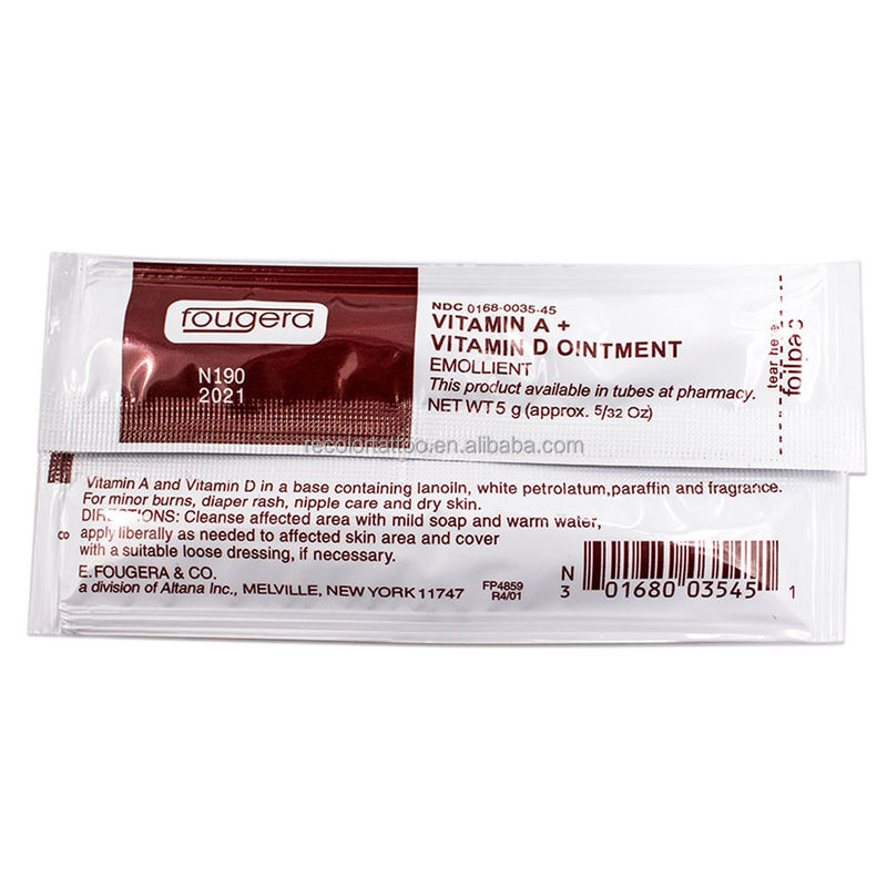 Crema anti cicatrici per tatuaggi 100 pcs Pomata vitaminica per body art e trucco permanente per tatuaggi