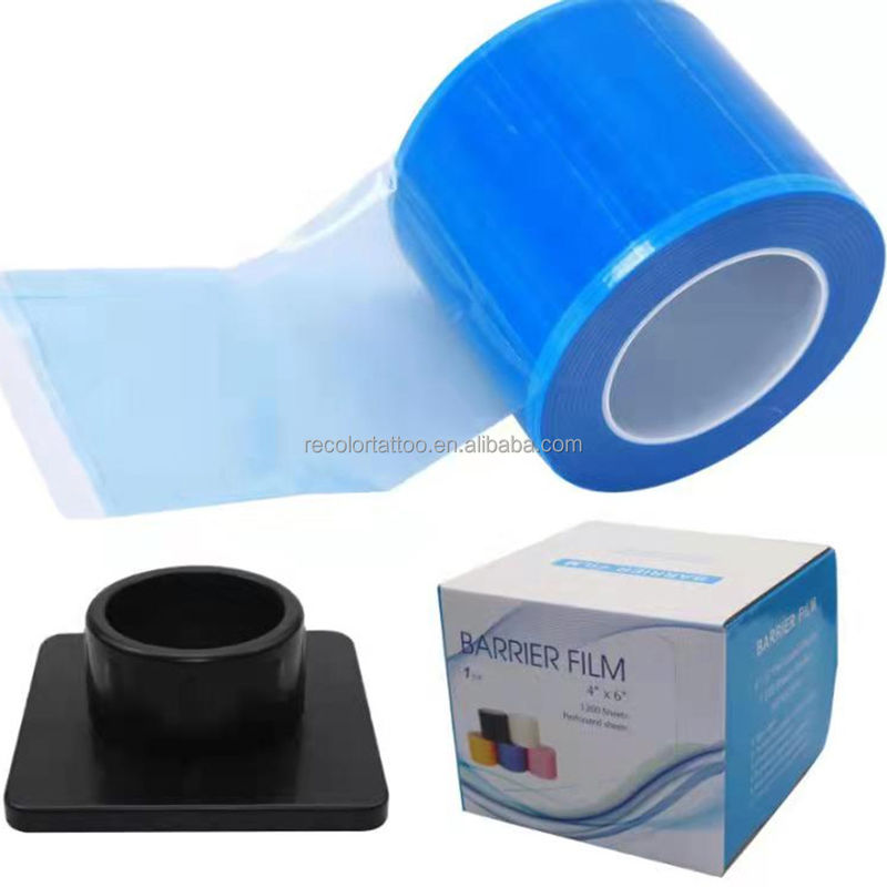 Wasserdichtes Tattoo Barrier Film Augenbrauen Wrap Cling 1200Pcs/Box Einwegschutz Broderierte Permanente Make-up Accessoires