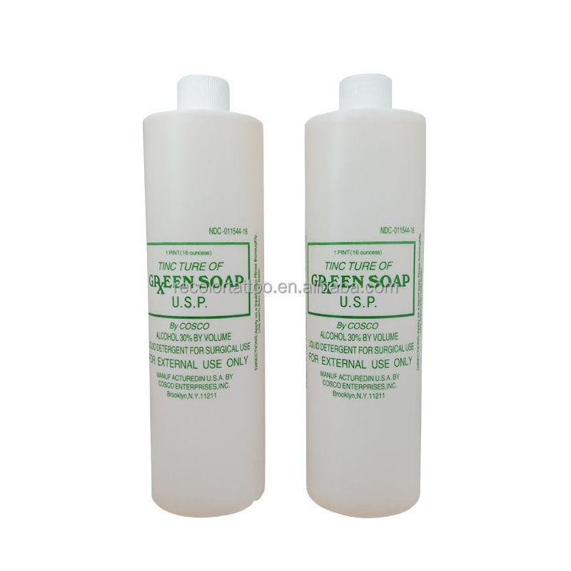 Private Label 16OZ/40ml Grüne Seife Hochanreicherung Tattoo Nachpflege Lösung Flüssige Seife zum Reinigungsprozess aus Kunststoff
