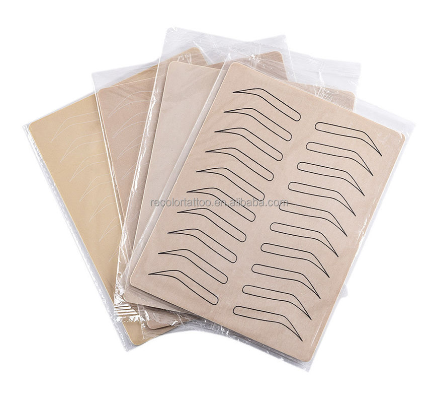 Private Label Größe 19,3*14,5cm Mikroblading Tattoo Praxis Haut Tintenlos für Permanente Make-up Training Tool