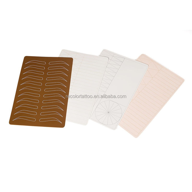 Private Label 19,3 * 14,5 cm Tattoo Übungshaut Microblading Tinte Permanent Make-up Training Werkzeug