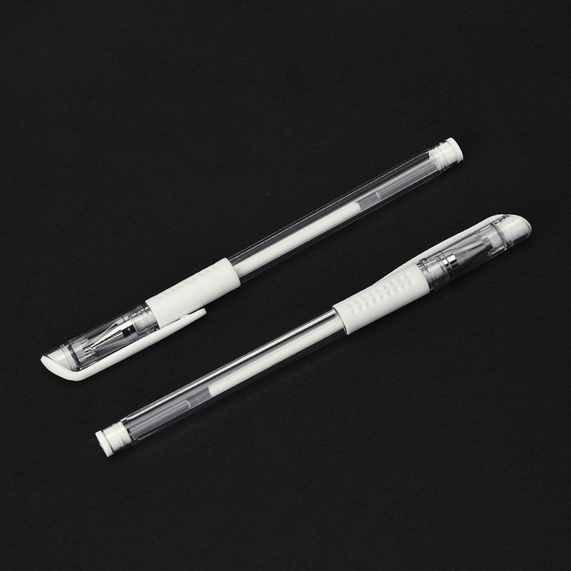 Weißer, wasserfester Anti-Sesamöl-Stickstift für Stickerei, Kunststoff-Schönheits-Make-up-Werkzeug für Augenbrauen-Permanent-Make-up-Zubehör