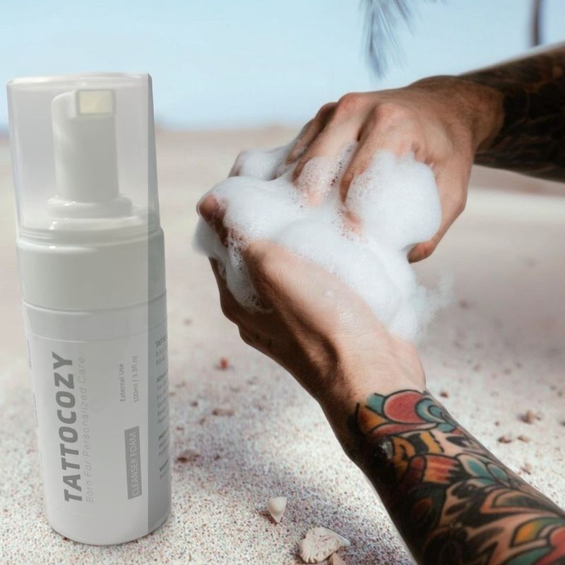 Private Label Tattoo Waschreiniger Schaum Wirksame Vor- und Nachpflege Permanent Make-up Zubehör Aus strapazierfähigem Kunststoff