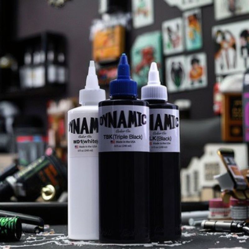 240ml TBK Triple Black Tattoo-Tinte Pigment für Permanent Make-up mit Emulsion Cut Line Fog Color Schwarz